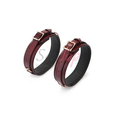 Наручники Liebe Seele Wine Red Thigh Cuffs L Size &mdash;  фото товара 3