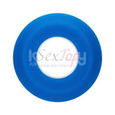 Порожня анальна пробка рельєфна синього кольору Lovetoy Bulge Peeper Silicone Anal Plug - фото товару 11