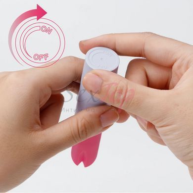 Вібратор-помада IROHA STICK Hamanasu, плавне збільшення потужності - фото товару 7