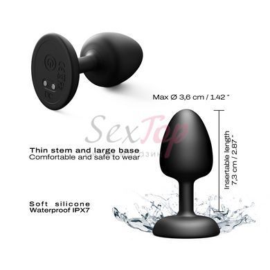 Анальна вібропробка Dorcel GEISHA PLUG INFINITE M - фото товару 3