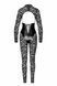 Комбинезон Noir Handmade F299 Enigma lace catsuit with underbust bodice - XL &mdash; фото 6 из 8