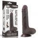 Фаллоимитатор реалистичный на присоске черный Lovetoy 7 Sliding Skin Dual Layer Dong &mdash; фото 1 из 2