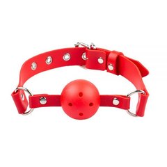 Кляп BDSM-NEW Breathable ball gag plastic, red Красный 1