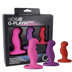 Набір вібромасажерів простати Nexus G-Play Trio Plus  1
