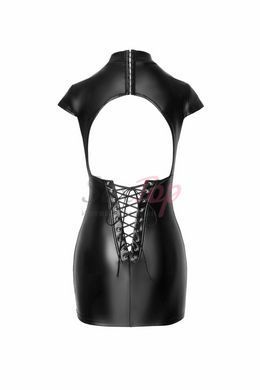 Платье Noir Handmade F309 Fantasy wetlook mini dress with lace up back - S &mdash;  фото товара 5