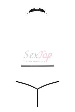 Боди-халтер из экокожи Passion JANNIES BODY XXL/XXXL black &mdash;  фото товара 4
