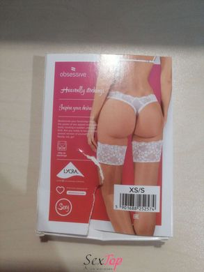 Obsessive Heavenlly stockings XS/S (мятая упаковка) SO8181-R фото