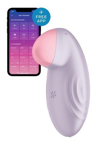 Смарт-вибратор для клитора Satisfyer Tropical Tip Light Lilac &mdash;  фото товара 1
