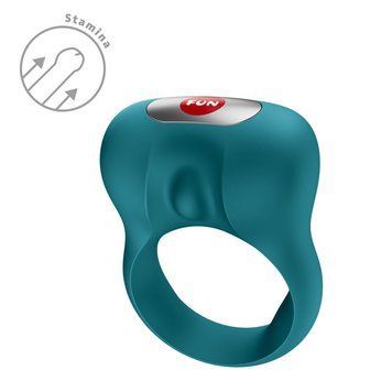 Эрекционное виброкольцо Fun Factory Steady Bottle Green,  - 1