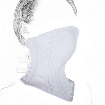 Намордник маска білого кольору Bdsm4u Muzzle Mask, Білий - 1