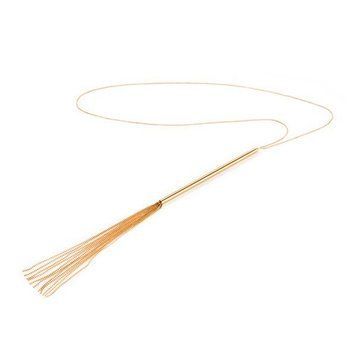 Ланцюжок-батіг на шию Bijoux Indiscrets MAGNIFIQUE Necklace Whip - Gold, прикраса для тіла, Золотистый - 1