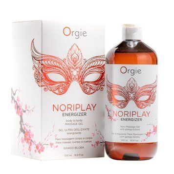 Гель для NURU-масажу Orgie &ndash; Noriplay Energizer (500 мл), екстракт гінкго білоба, захисне простирадло,  - 1