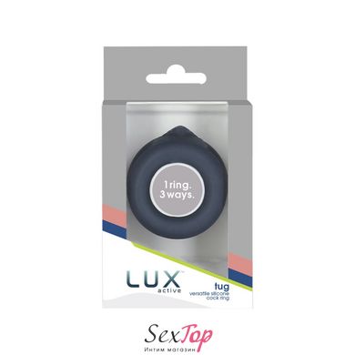 Подвійне ерекційне кільце LUX Active – Tug – Versatile Silicone Cock Ring SO5574 фото