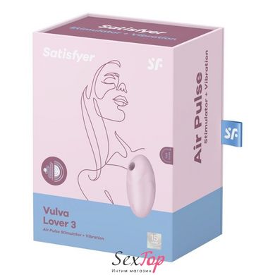Вакуумный стимулятор Satisfyer Vulva Lover 3 Pink SO7782 фото
