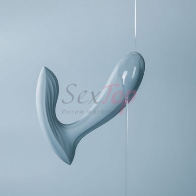 Смарт-вибратор в трусики Svakom Erica Dusty Blue, очень гибкий, 2 мотора &mdash;  фото товара 6