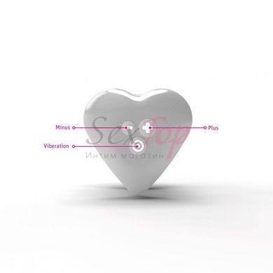 Вібратор для клітора Mystim Heart&acute;s Desire White, 8 режимів, дуже потужний,  - 6
