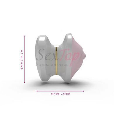 Вібратор для клітора Mystim Heart&acute;s Desire White, 8 режимів, дуже потужний,  - 5