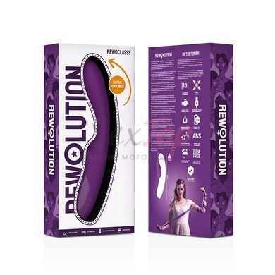 Вибратор для точки G фиолетового цвета Rewolution Rewoclassy Flexible &mdash;  фото товара 2