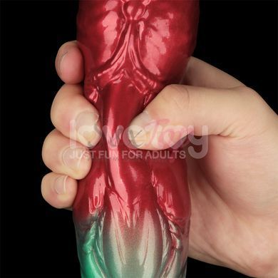 Надувний фалоімітатор монстра Dual Density Silicone Inflatable Dildo 10 - фото товару 15