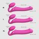Безремінний страпон з вібрацією Strap-On-Me Vibrating Fuchsia M, діаметр 3,8 см, пульт ДК, регульований &mdash; фото 5 з 12
