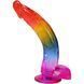 Фаллоимитатор Doc Johnson Crystal Jellies - 9.5 Inch Dildo - Rainbow &mdash; фото 2 из 6