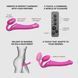 Безремінний страпон з вібрацією Strap-On-Me Vibrating Fuchsia M, діаметр 3,8 см, пульт ДК, регульований &mdash; фото 3 з 12