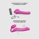 Безремінний страпон з вібрацією Strap-On-Me Vibrating Fuchsia M, діаметр 3,8 см, пульт ДК, регульований &mdash; фото 4 з 12