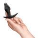 Анальная пробка Fun Factory BOOTIE FEM Black, в виде бутона, диаметр 2,9 см, тонкий ограничитель &mdash; фото 5 из 9