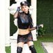 Эротический костюм полицейского "Дерзкая Кристи" One Size Black, юбка, топ, фуражка, митенки, наручн SO2284 фото 2