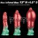 Надувний фалоімітатор монстра Dual Density Silicone Inflatable Dildo 10 &mdash; фото 17 з 20