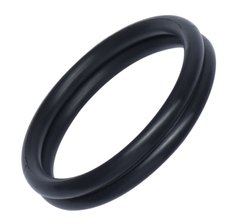 Эрекционное кольцо Rocks Off Rudy-Rings Black, сдвоенное, эластичное RO0008 фото
