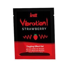 Пробник жидкого вибратора Intt Vibration Strawberry (5 мл) SO3801 фото