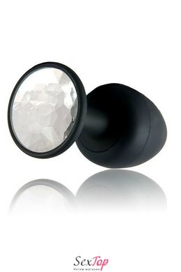 Анальная пробка Dorcel Geisha Plug Diamond L с шариком внутри, создает вибрации, макс. диаметр 4см MD1304 фото