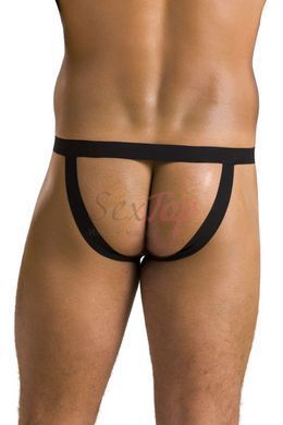Мужские слипы на шнуровке Passion 044 Slip Ben XXL/XXXL Black, экокожа, люверсы &mdash;  фото товара 2