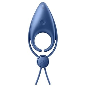 Эрекционное виброкольцо лассо с регулировкой размера Satisfyer Sniper Blue - SO6080