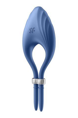 Эрекционное виброкольцо лассо Satisfyer Duelist Blue, 10 режимов, мощный мотор &mdash;  фото товара 1