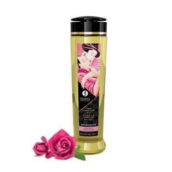 Массажное масло Shunga Aphrodisia - Roses (240 мл) натуральное увлажняющее,  - 1