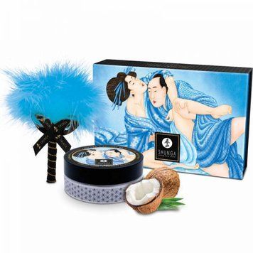 Массажная пудра Shunga Kissable Massage Powder Coconut Thrills,  - 1