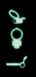 Ерекційне кільце Dorcel Power Clit White PHOSPHO з вібрацією, біле, світиться в темряві MD1397 фото 3