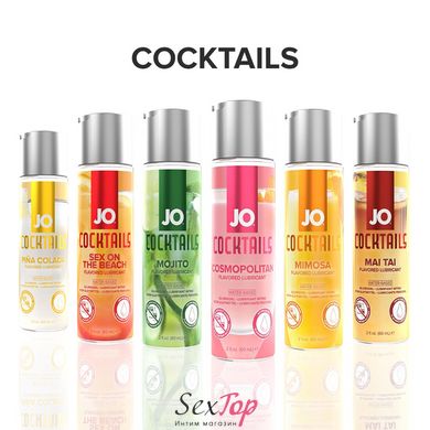 Лубрикант на водній основі System JO Cocktails — Cosmopolitan без цукру, рослинний гліцерин (60 мл) SO6776 фото