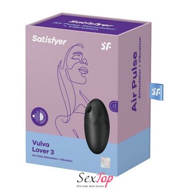 Вакуумный стимулятор Satisfyer Vulva Lover 3 Black SO7783 фото