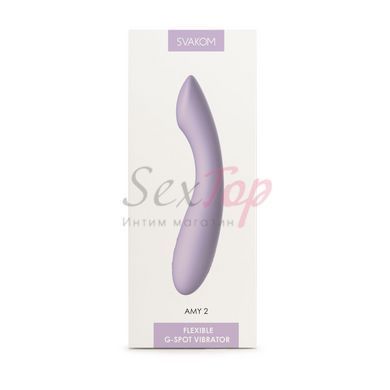 Вибратор для точки G с интеллектуальным режимом Svakom Amy 2 Pastel Lilac &mdash;  фото товара 7