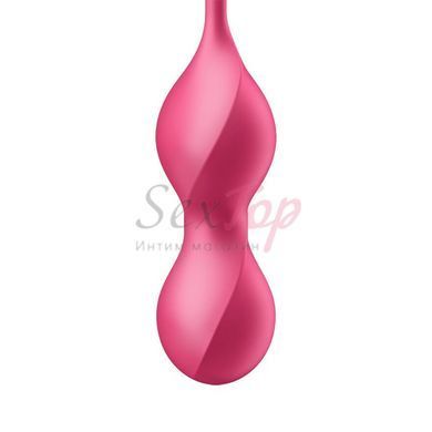 Вагинальные шарики с вибрацией Satisfyer Love Birds 2 Connect App Red &mdash;  фото товара 4