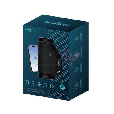 Смарт-мастурбатор Kaotik Labs The Shotty, режим edging, вібрація, обертання та імітація фрикцій - фото товару 9