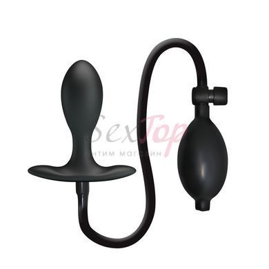 Надувающаяся анальная пробка черная Mr Play Inflatable Anal Plug &mdash;  фото товара 2