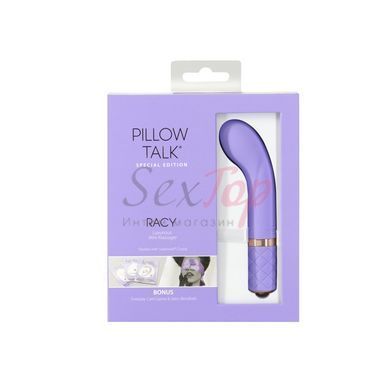 Розкішний вібратор Pillow Talk Racy Purple Special Edition, Сваровскі, пов&rsquo;язка на очі+гра - фото товару 9