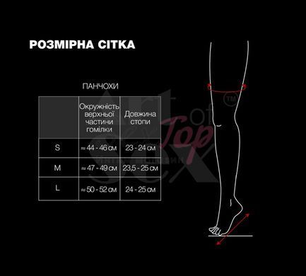 Сексуальні вінілові панчохи Art of Sex - Lora з відкритими пальцями та п'ятою, розмір M, чорні - фото товару 5