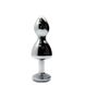 Металлическая анальна пробка Wooomy Lollypop Double Ball Metal Plug S, диаметр 2,8 см, длина 8,5 см - SO7417 2