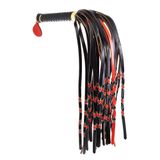 Флогер LOCKINK SEVANDA Red & Black Braided Tail Flogger - SX0876