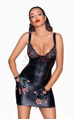 Сукня Noir Handmade F254 Powerwetlook mini-dress - XXL - фото товару 3